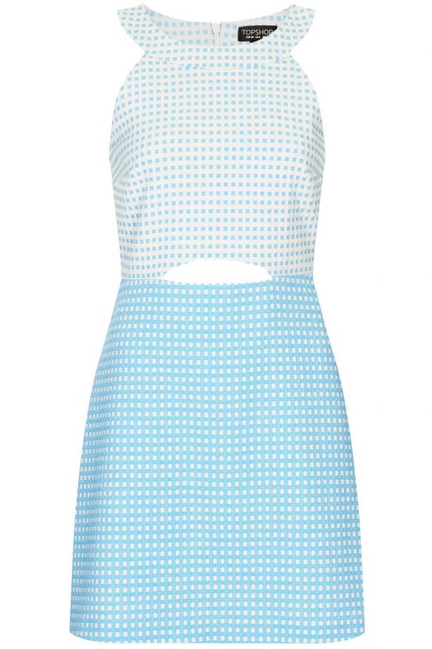 Topshop Gingham A-Line Dress, £55