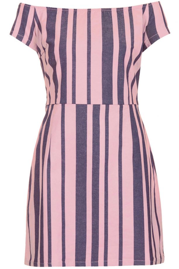 Topshop MOTO Stripe Denim Dress, £40