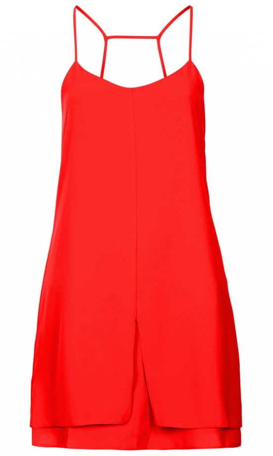 Topshop Red Slip Dress, £38