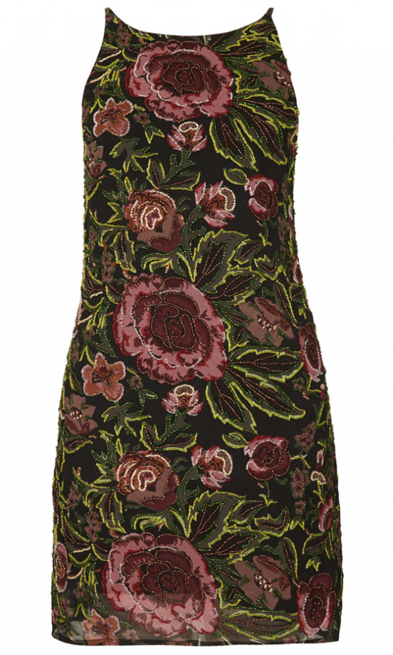 Topshop Tapestry Embellished Dress, £75
