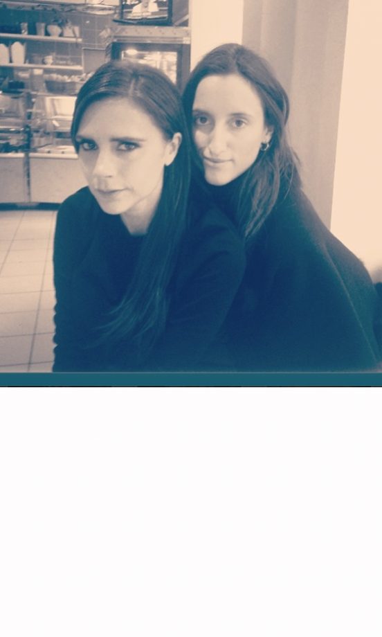 Victoria Beckham Hangs Out With Rosie Fortescue's Sister Lily, 2013