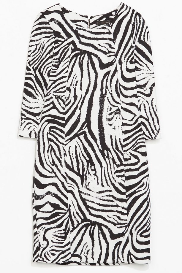 Zara Zebra Print Dress, £39.99