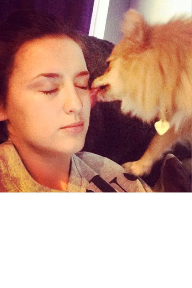 Lucy Watson's Dog Licks Away Her Tears, 2014