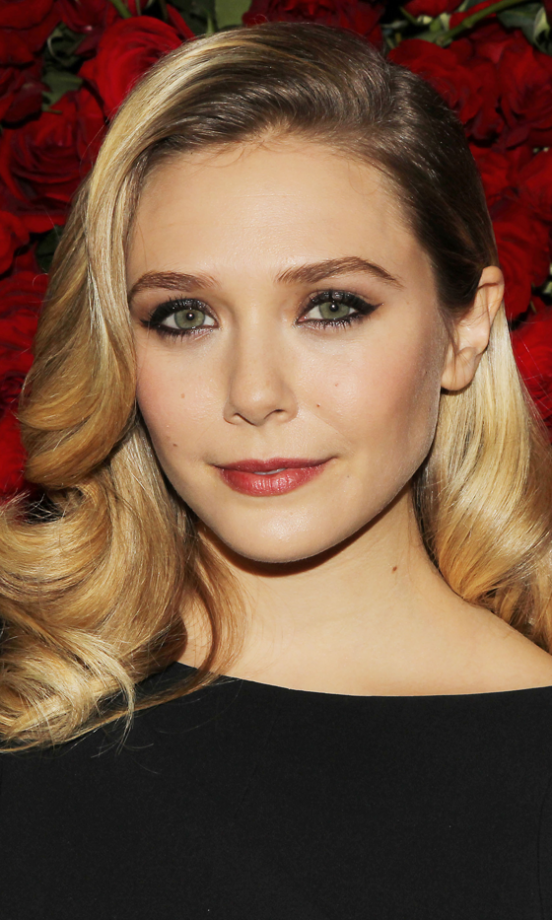 Elizabeth Olsen's Hollywood Curls Require Hot Rollers Or Large Tongs – We Love! 2012