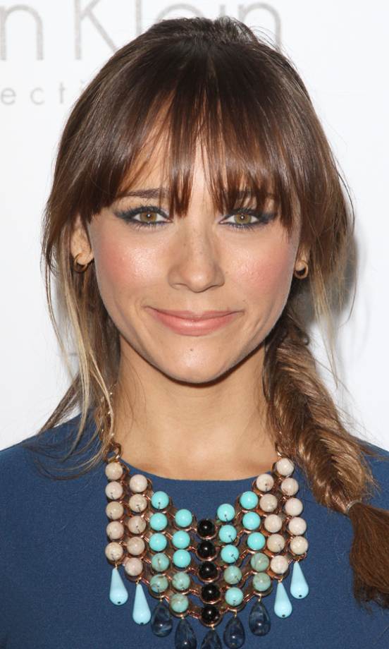 Rashida Jones Keeps It Simple With A Fishtail Plait, 2012