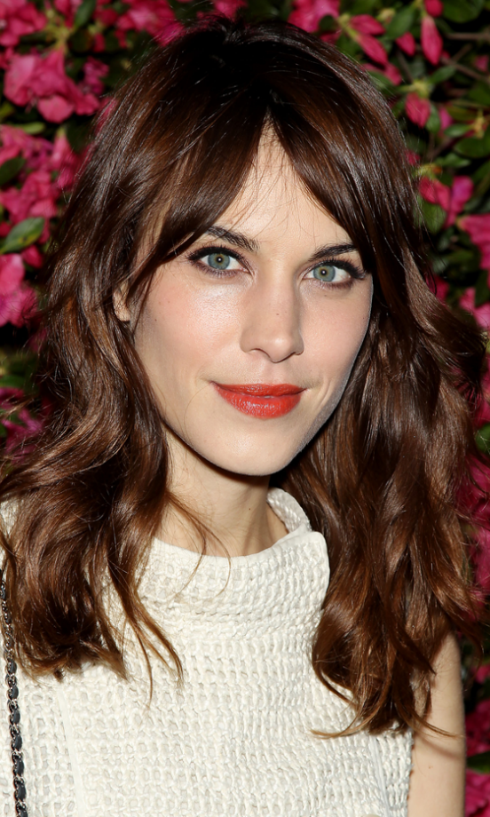 Alexa Chung's Choppy Loose Waves ALWAYS Look Amazing, 2013
