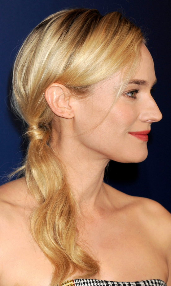 Diane Kruger's Simpe Sidy Ponytail, 2013