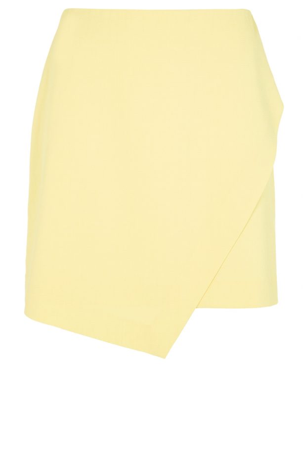 Primark Lemon Asymmetric Wrap Skirt, £10