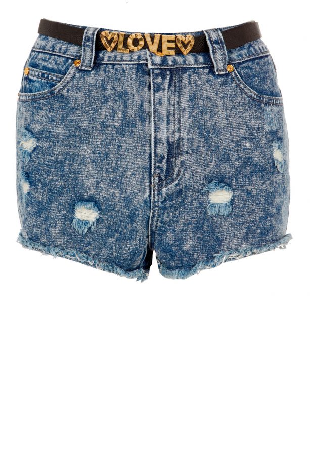 Primark Acid Wash Denim Shorts, £12