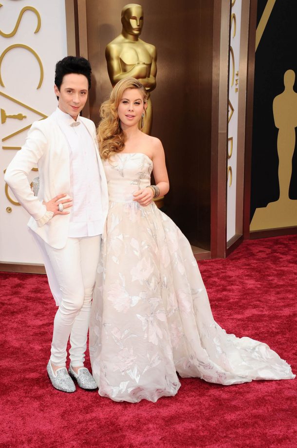 Johnny Weir And Tara Lipinski At The Oscars, 2014