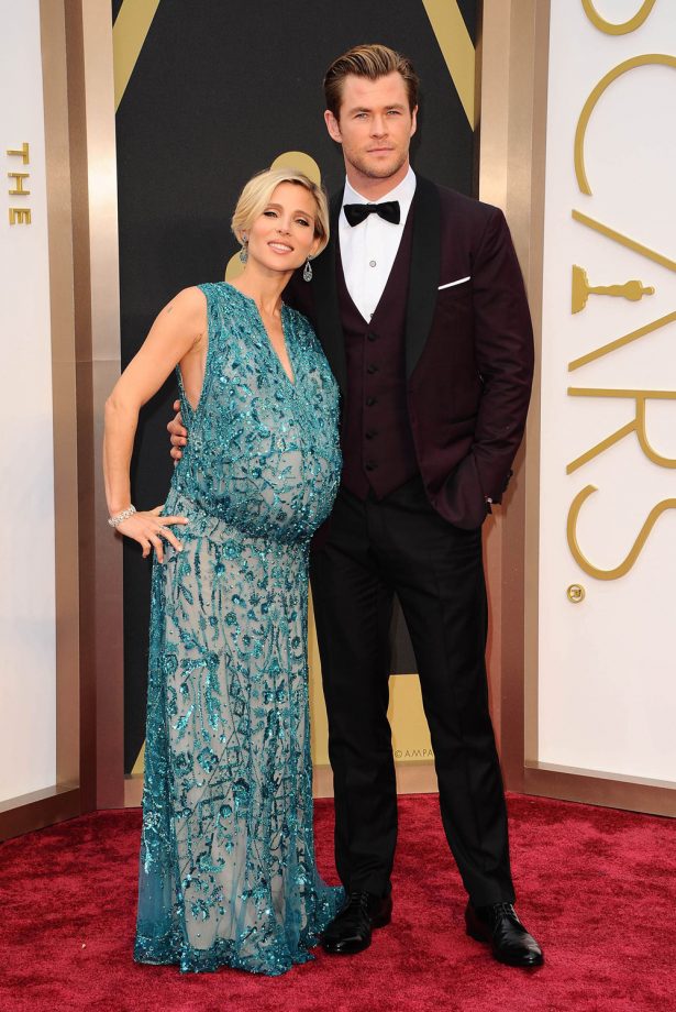 Elsa Pataky And Chris Hemsworth At The Oscars, 2014