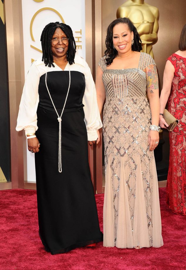 Whoopi Goldberg And her Daughter At The Oscars, 2014