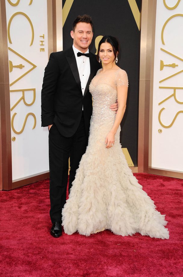 Channing Tatum And Jenna Dewan-Tatum At The Oscars, 2014