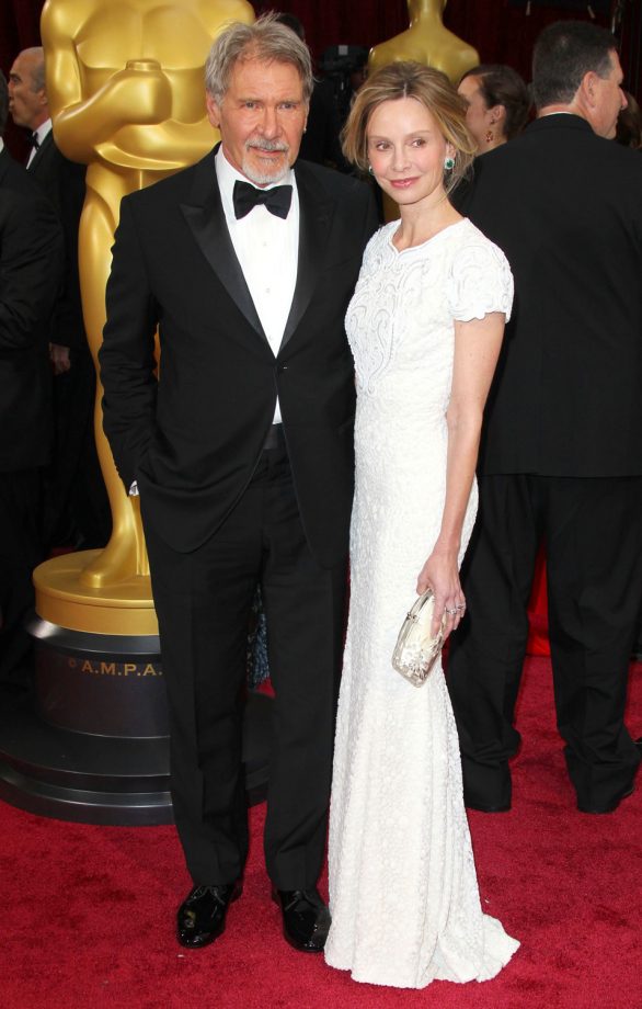 Harrison Ford And Calista Flockhart At The Oscars, 2014