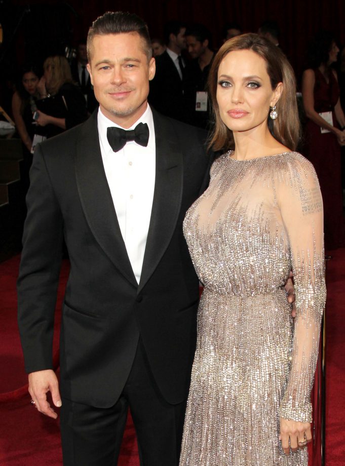 Brad Pitt And Angelina Jolie At The Oscars, 2014