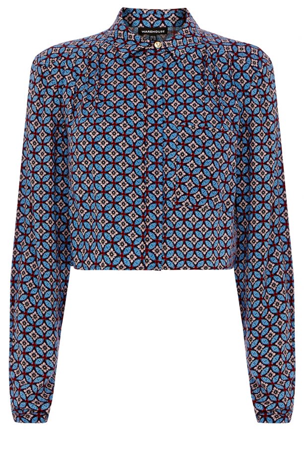 Warehouse SS14 Preview: Check Cropped Shirt