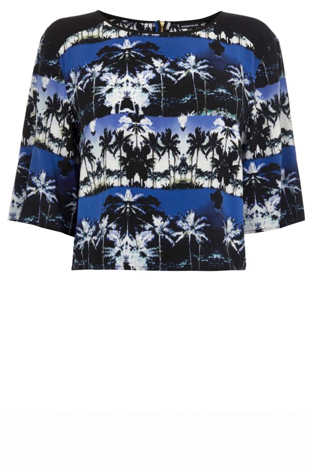 Warehouse SS14 Preview: Tropical Print Crop Top