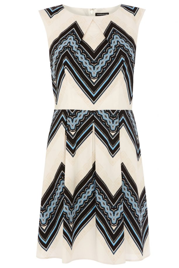 Warehouse SS14 Preview: Border Print Tennis Dress