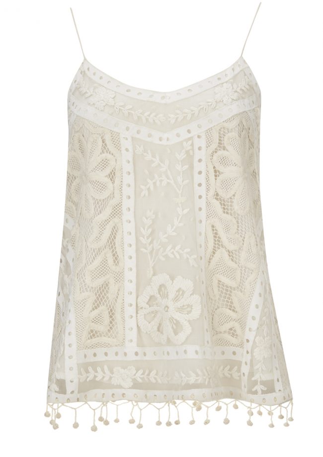 Kate Moss For Topshop: Embroidered Camisole