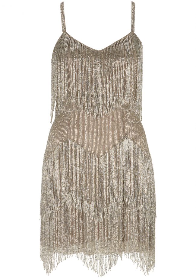 Kate Moss For Topshop: Metallic Flapper Dress