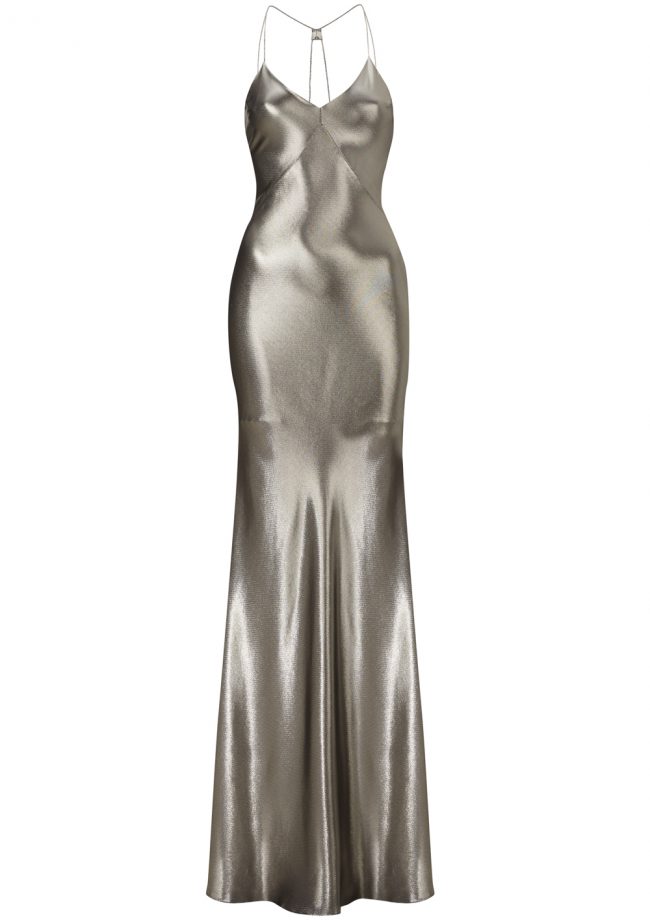 Kate Moss For Topshop: Metallic Maxi Dress