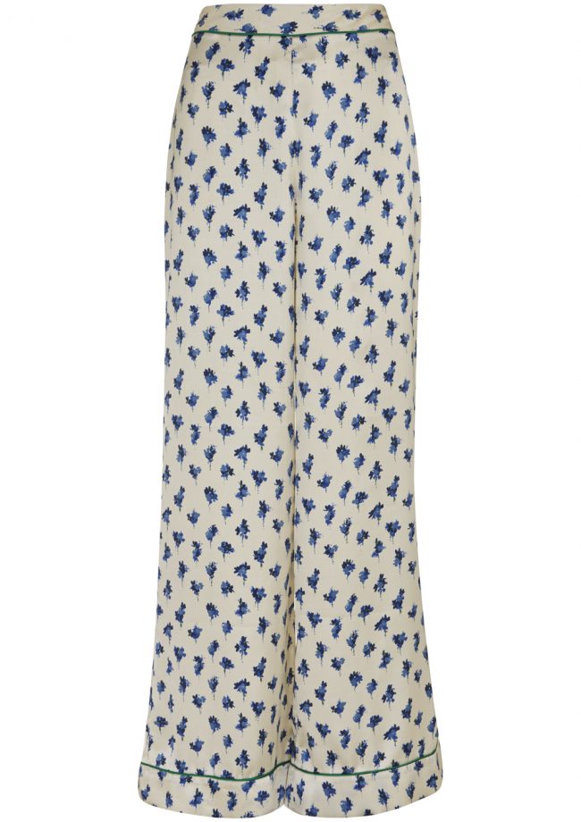 Kate Moss For Topshop: Floral Wide-Leg Trousers