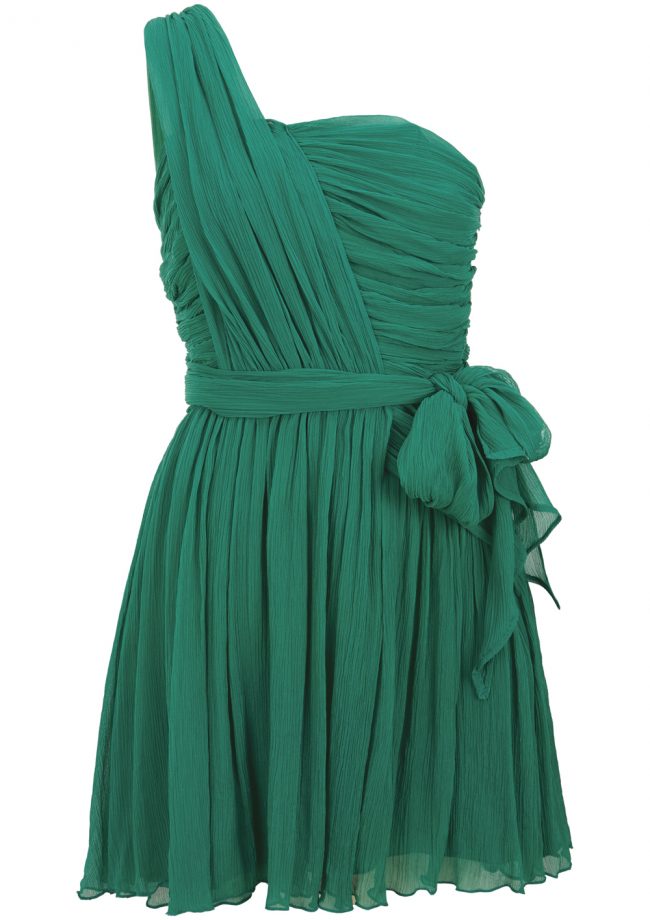 Kate Moss For Topshop: Green Chiffon Dress