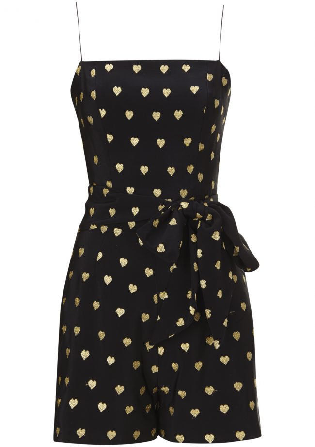 Kate Moss For Topshop: Heart Print Playsuit