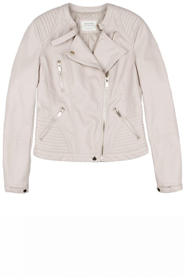 Bershka Imitation Leather Jacket, £39.99