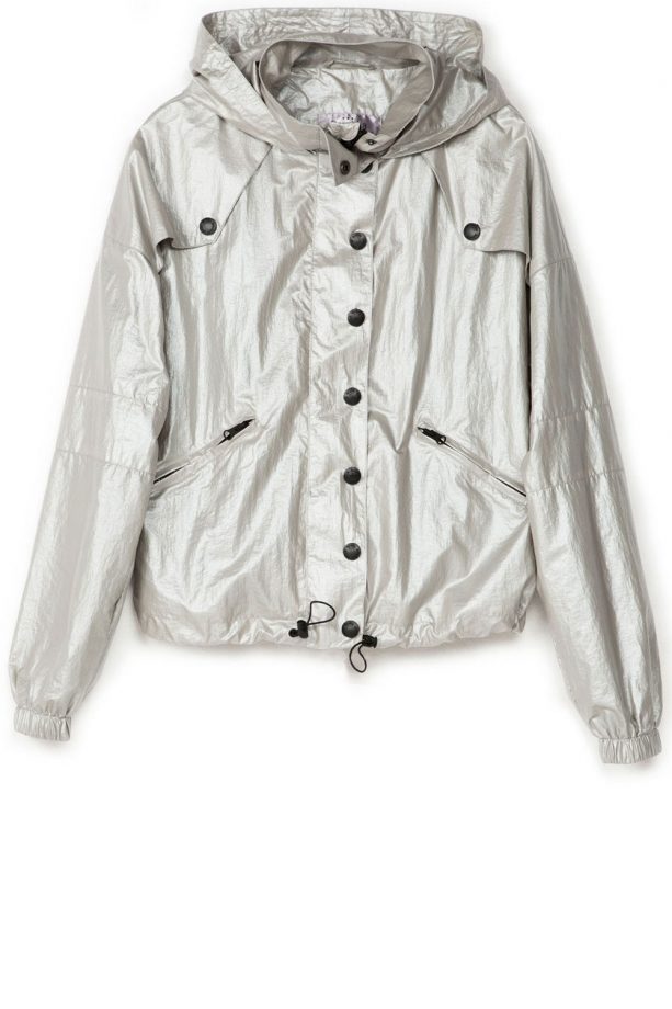 Bershka Hooded Nylon Jacket, £29.99