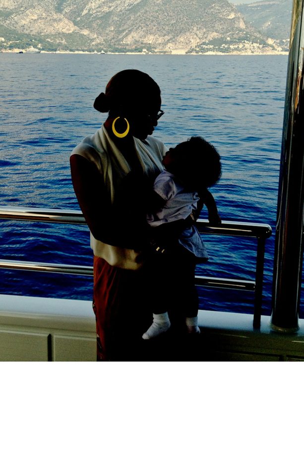 Beyoncé Blows Blue Ivy An Adorable Kiss As They Sail Away Together, 2013