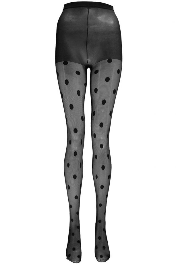 Boohoo Sheer Black Spot Tight, £6