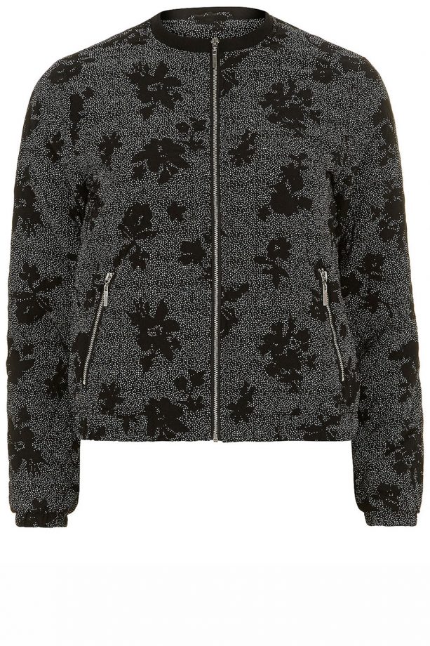 Dorothy Perkins Floral Print Quilted Bomber, £30