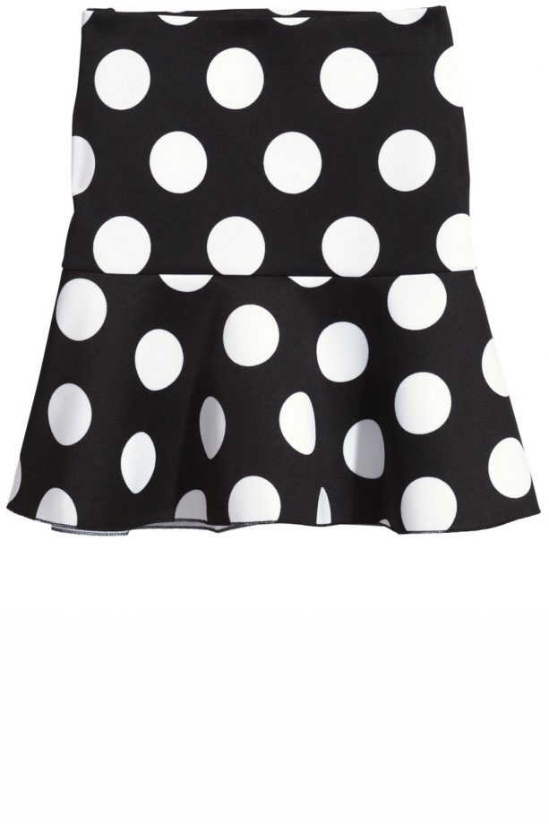 H&M Short Scuba Skirt, £12.99