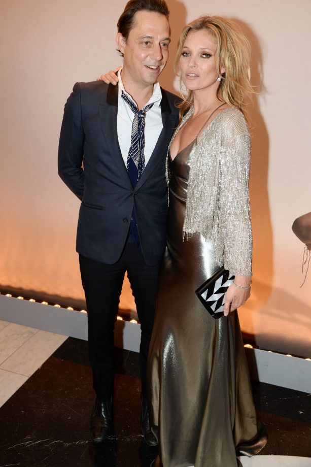 Jamie Hince Cuddles Up To Wife Kate Moss At The Kate Moss Topshop X Launch Private Dinner, 2014