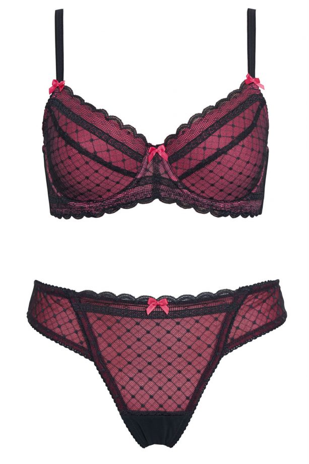 Figleaves.com Just Peachy Trellis Balconette Bra Set, From £30