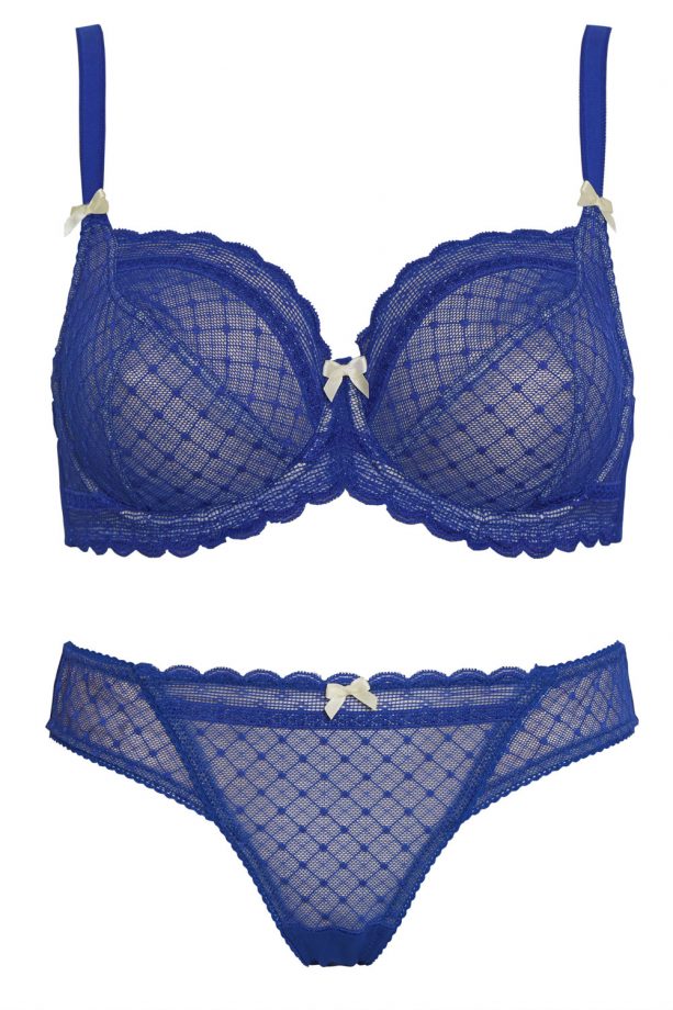 Figleaves.com Just Peachy Trellis Balconette Underwired Bra Set, From £30