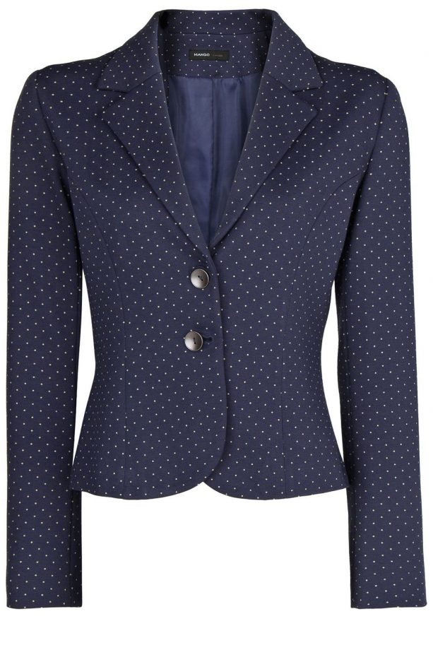 Mango Polka Dot Jersey Blazer, £44.99
