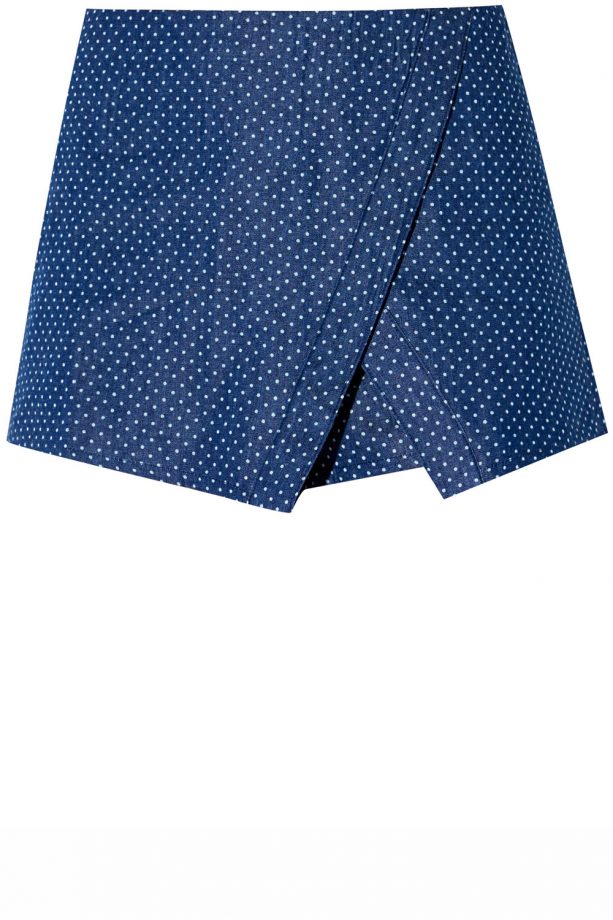 New Look Parisian Blue Navy Pin Dot Skorts, £17.99