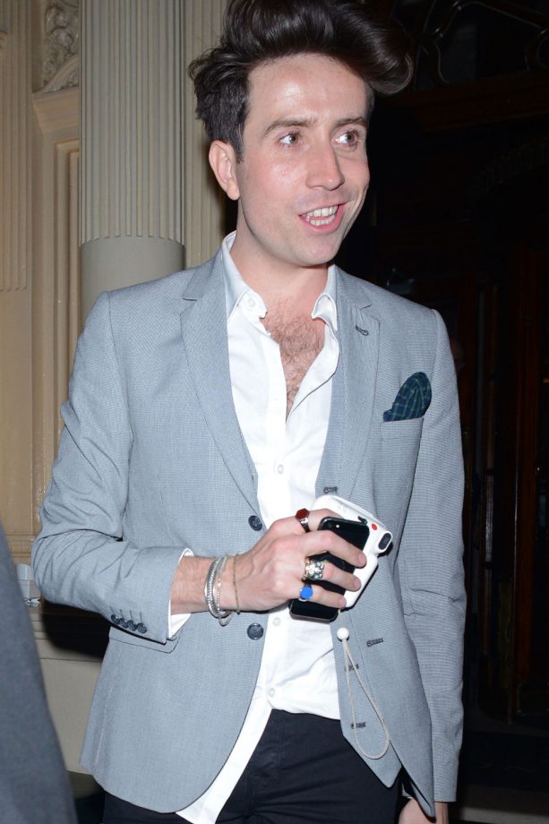 Nick Grimshaw At The Kate Moss Topshop X Launch Private Dinner, 2014