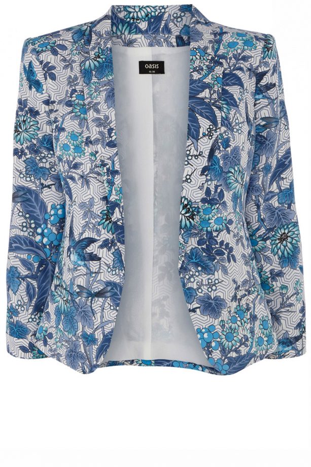 Oasis Oriental Aviary Soft Jacket, £65