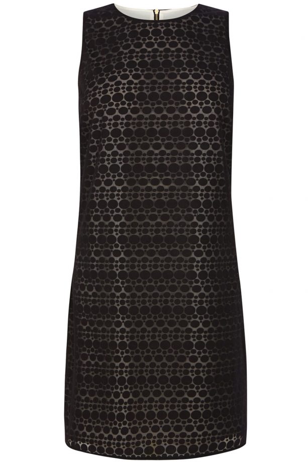 Oasis Spot Zip Back Shift Dress, £45