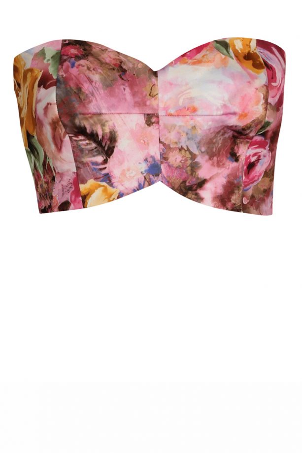 Boohoo SS14 Preview: Pink Floral Crop Top
