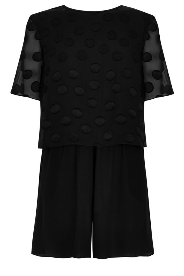 Warehouse SS14 Preview: Black Polka Dot Playsuit
