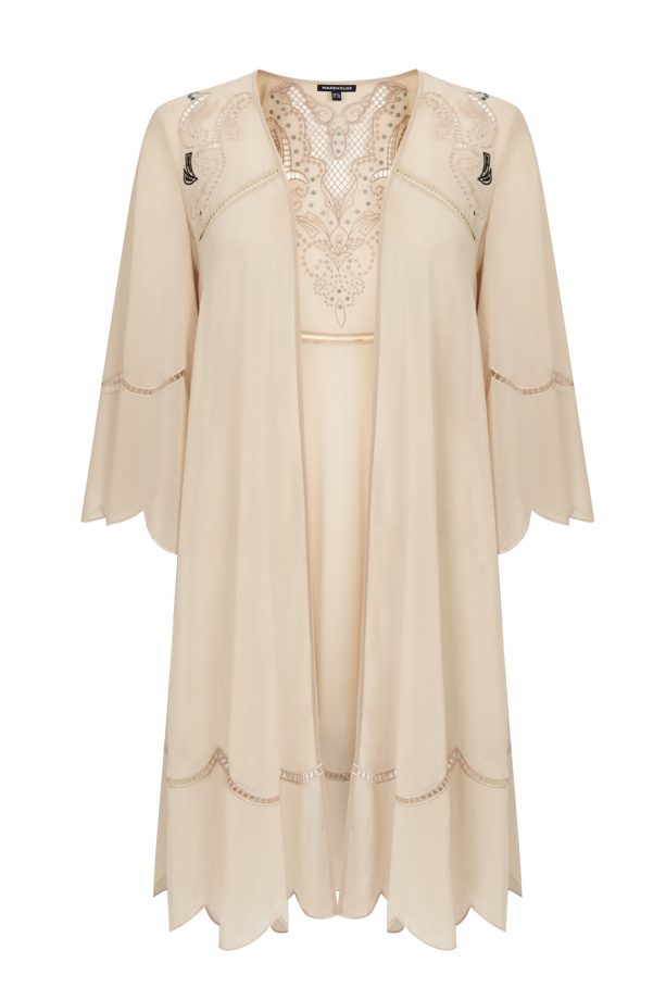 Warehouse SS14 Preview: Nude Scallop Kimono