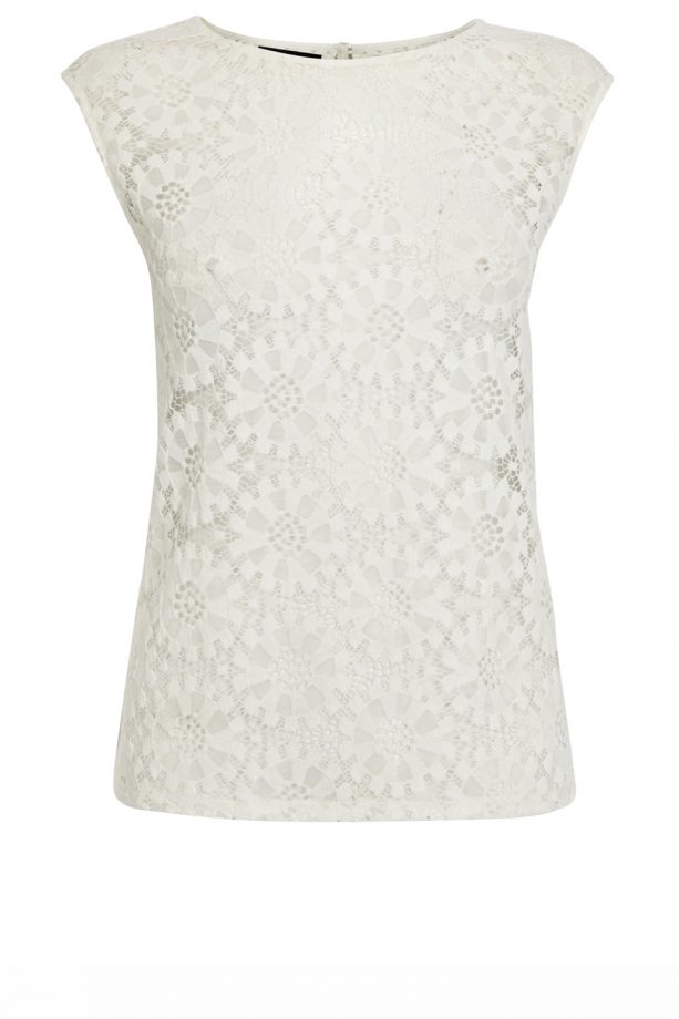 Warehouse SS14 Preview: White Embroidered Top