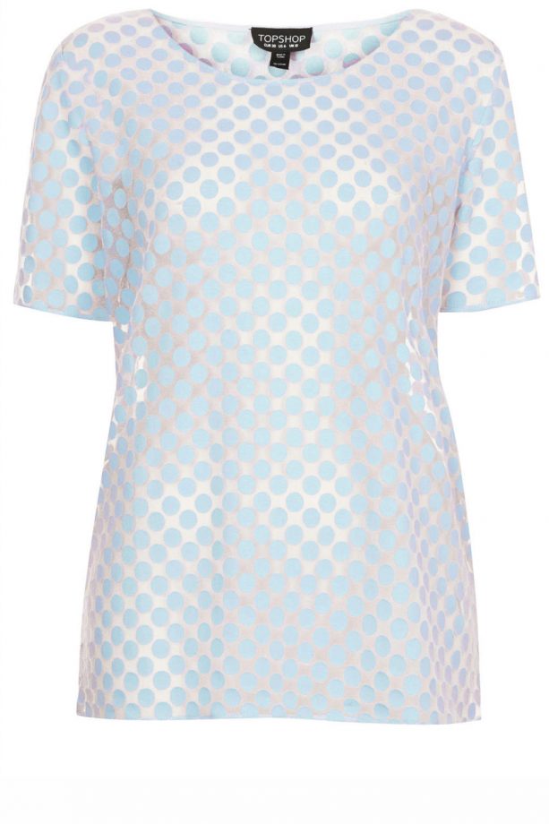 Topshop Burnout Spot Tee, £26