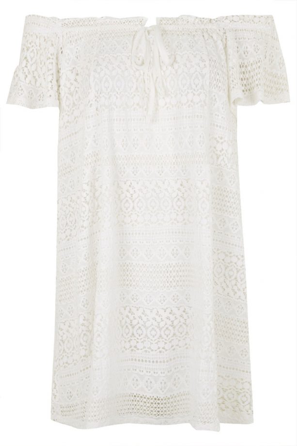 Topshop Lace Bardot Dress, £36