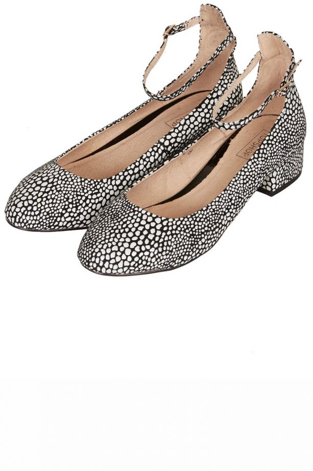 Topshop MATTER Monochrome Dolly Shoes, £28