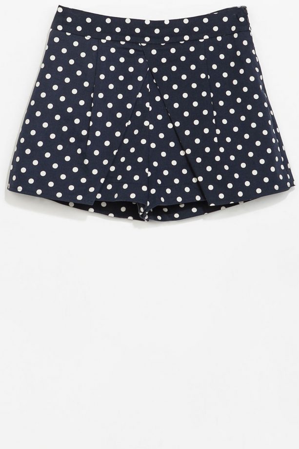 Zara Polka Dot Shorts With Bow, £25.99